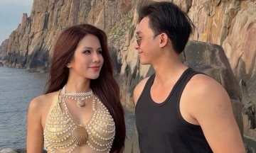 Diep Lam Anh and boyfriend's coordinated style