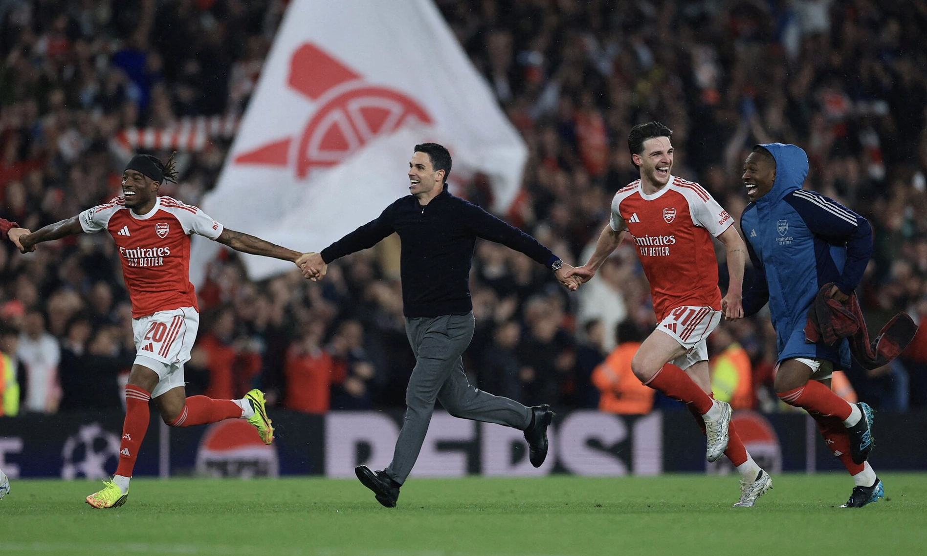 Arsenal is the top title contender in the Champions League