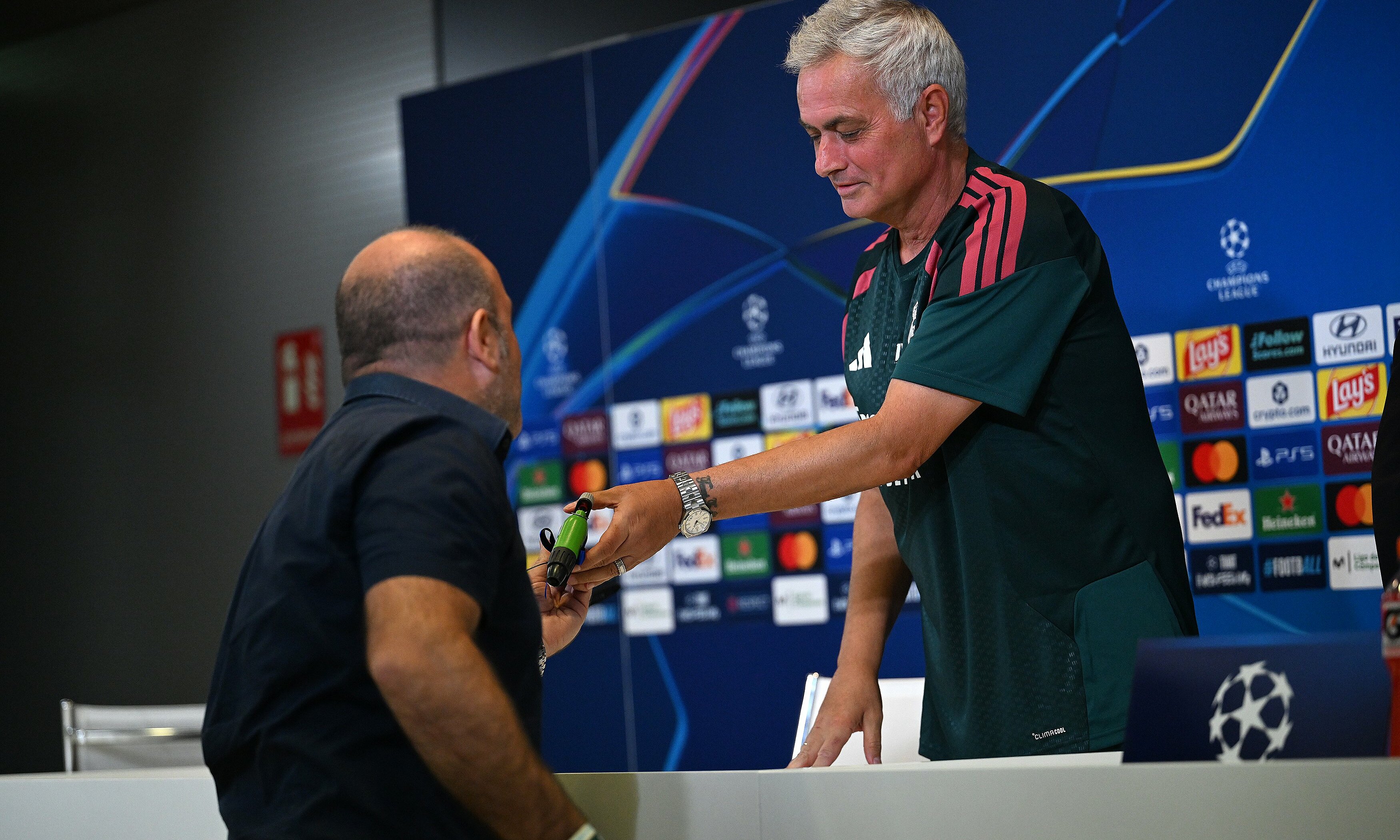 Why Mourinho received a sprinkler