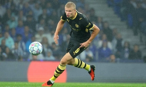 Haaland equals Aguero's record
