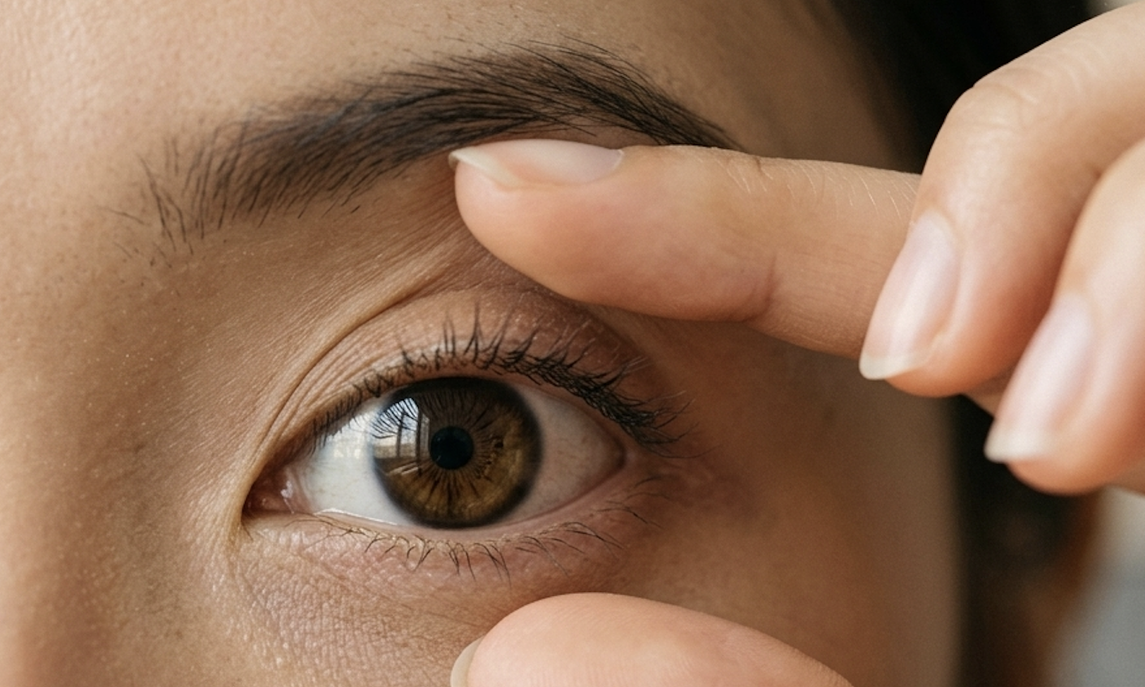 Why do eyes suddenly darken when standing up?