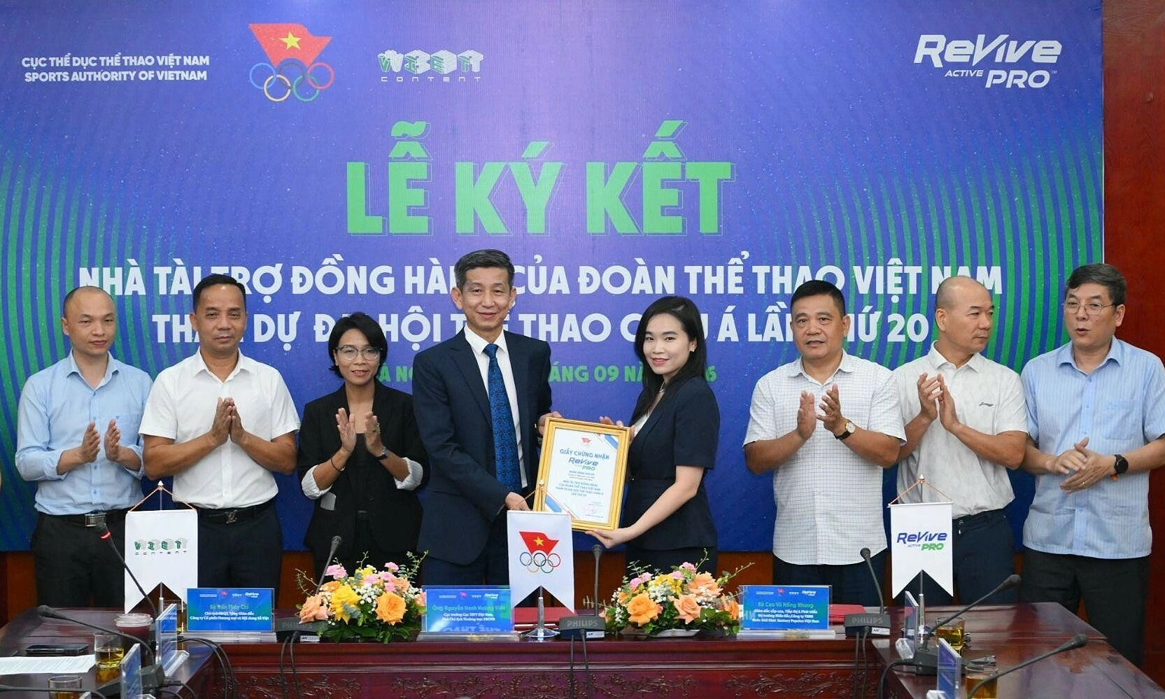 Revive partners with Vietnam's sports delegation at ASIAD 20