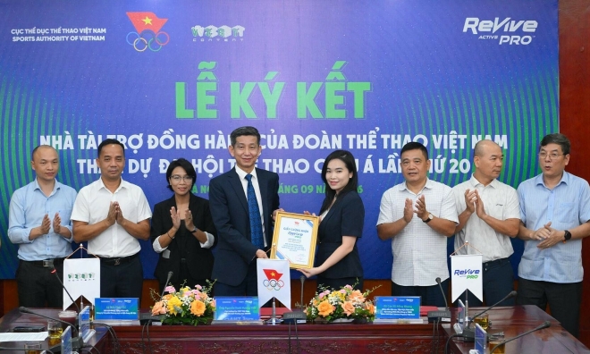 Revive partners with Vietnam's sports delegation at ASIAD 20