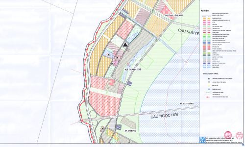Proposed land use map for nine communes along the Red River