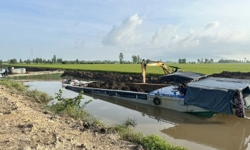 Man prosecuted for illegal canal soil excavation