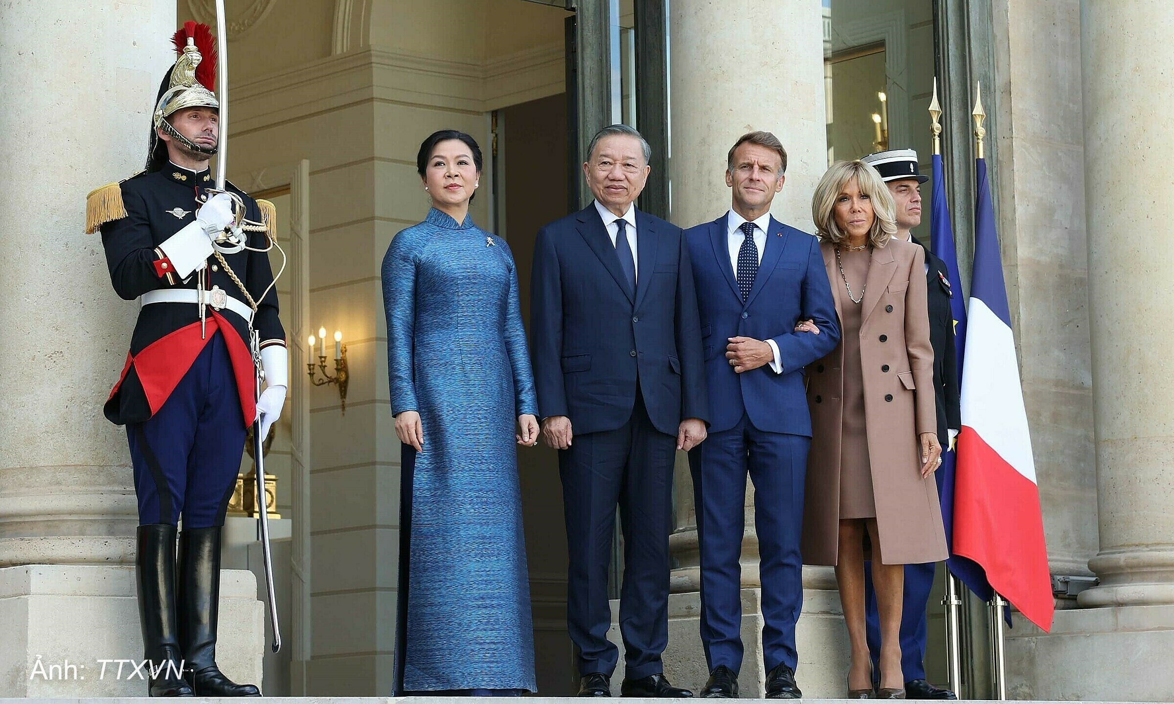 Reception ceremony for General Secretary and President To Lam's official visit to France