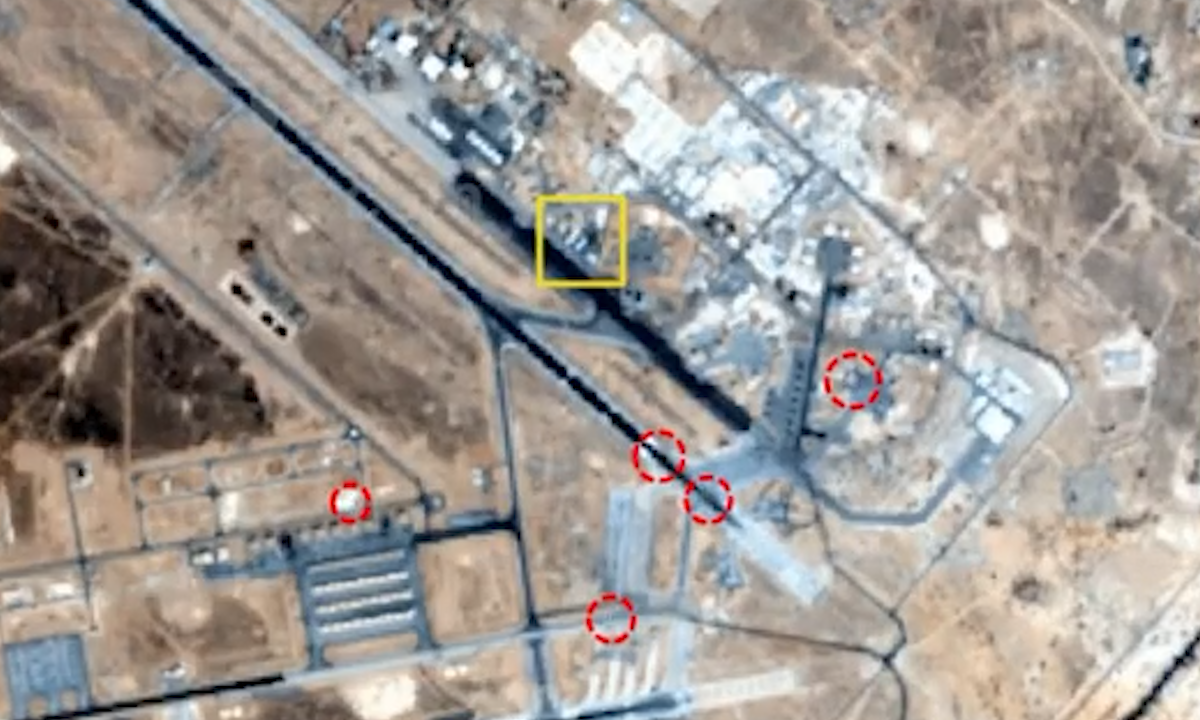Damage visible at US base following Iranian attack