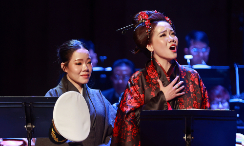 Performance of the opera masterpiece 'Madama Butterfly'