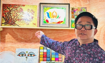 Lacquer artist brings image of Vietnam to BRICS conference