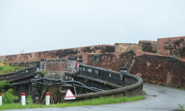 Pillboxes at Hue Imperial City's river entrances dismantled