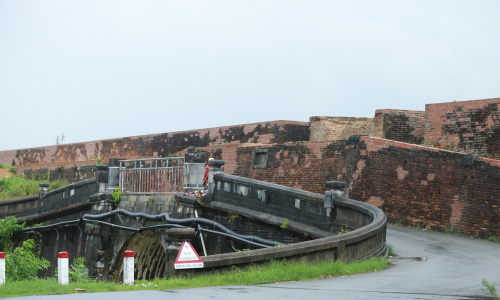 Pillboxes at Hue Imperial City's river entrances dismantled