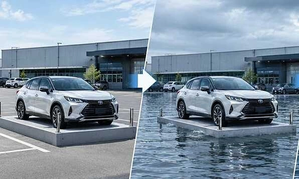 Japan's self-floating car parking floor protects vehicles from floods