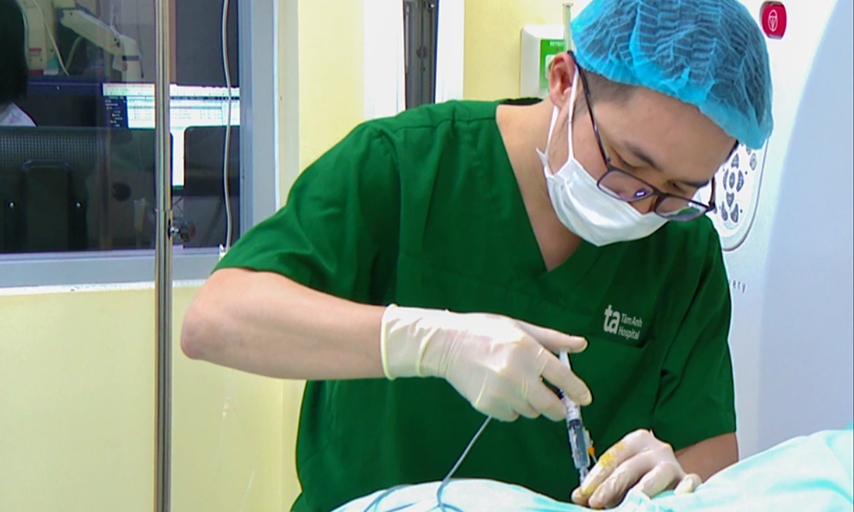 Radiofrequency ablation reduces pain from herniated disc