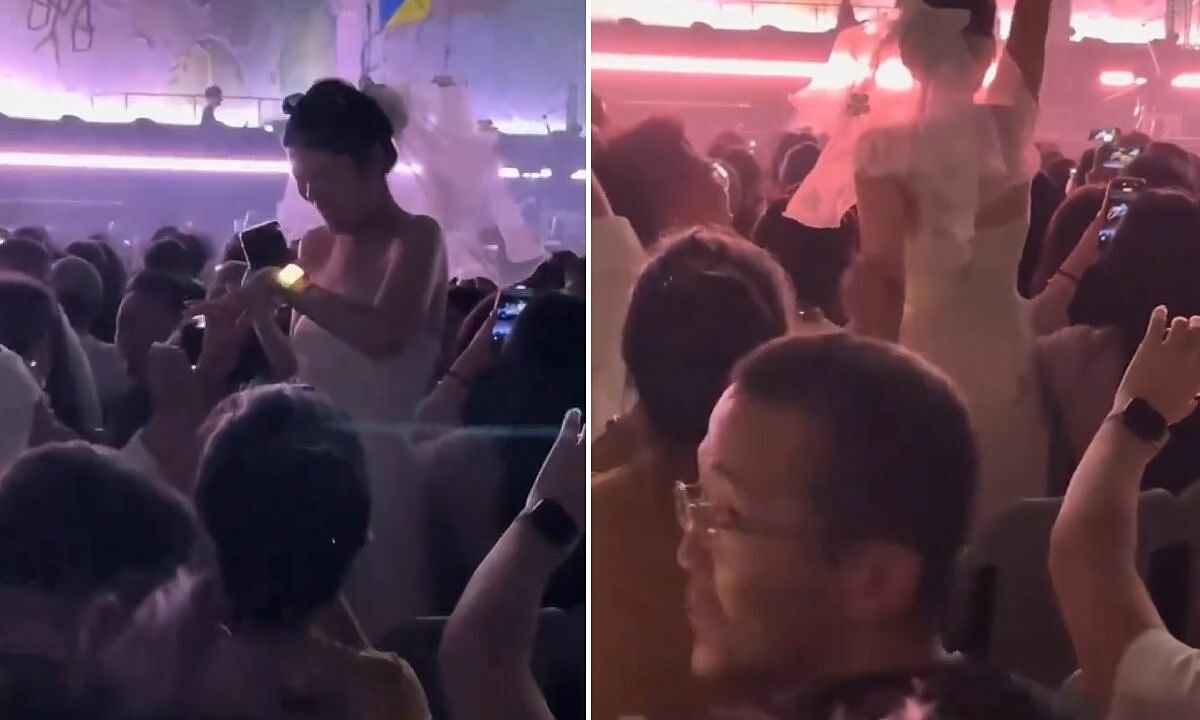 A couple faces backlash for on-stage proposal at a concert