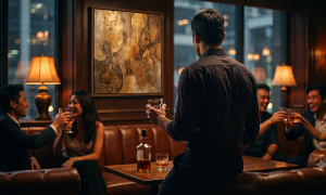 Why do men feel 'more potent' after a few drinks?