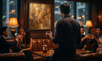 Why do men feel 'more potent' after a few drinks?