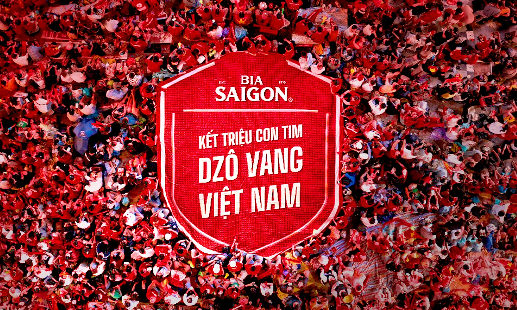 Bia Saigon connects 50,000 wishes from Vietnamese football fans