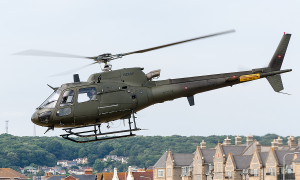 Danish helicopter nearly hit by 'flare fired from Russian warship'
