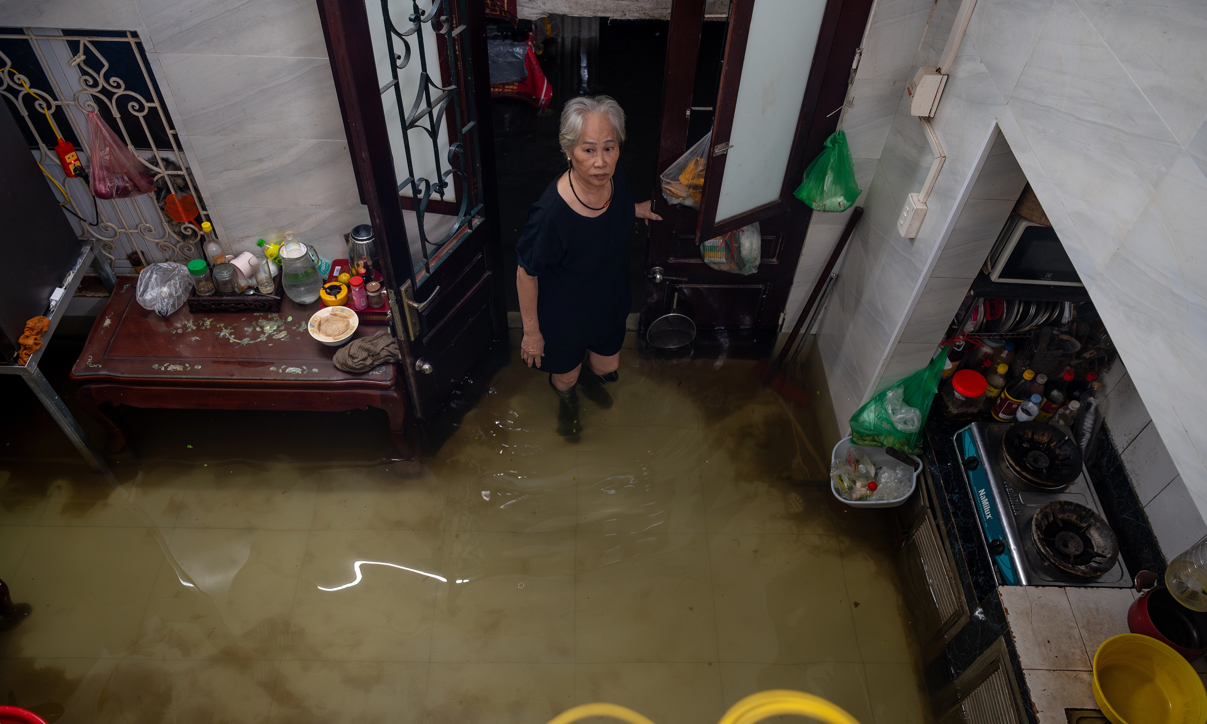 Residential area in capital submerged for three days