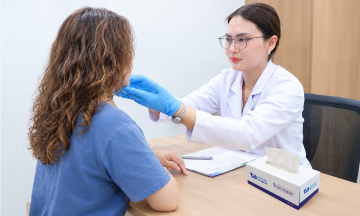 Mole removal leaves pitted scars on facial skin