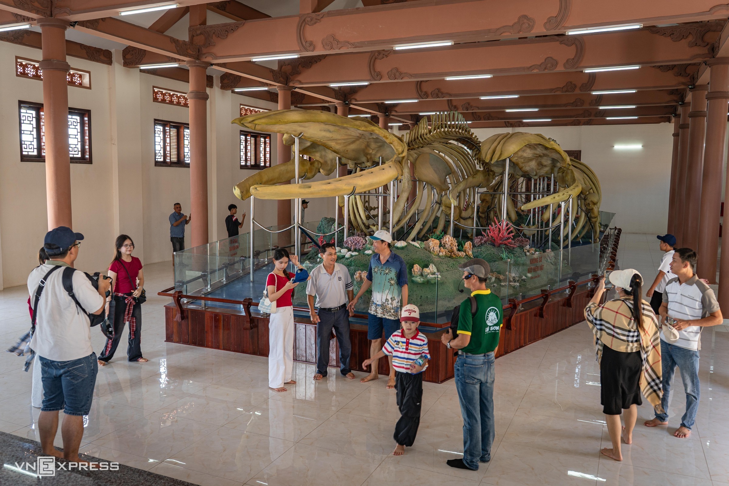 Home to Vietnam's two largest whale skeletons