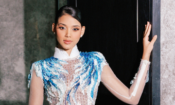 New miss world wears ao dai inspired by her crown