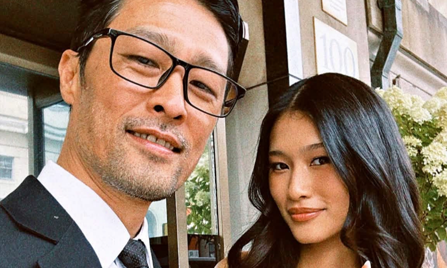 Johnny Tri Nguyen brings daughter to red carpet