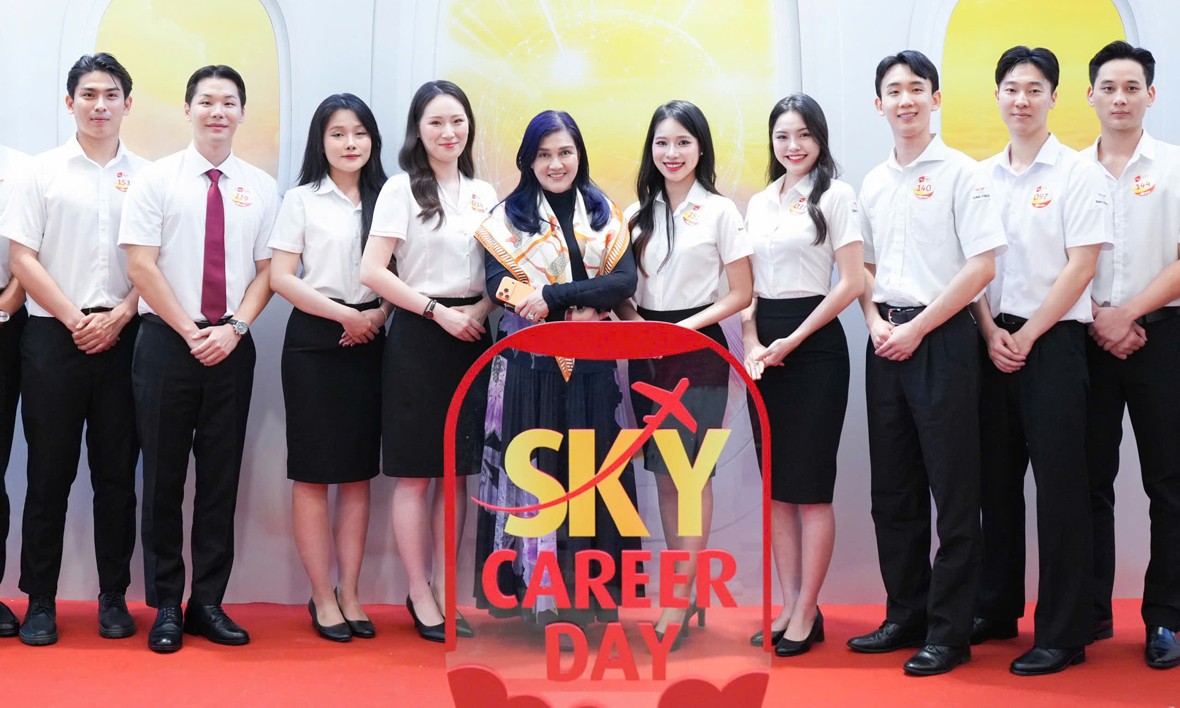 Vietjet flight attendant recruitment day in TP HCM