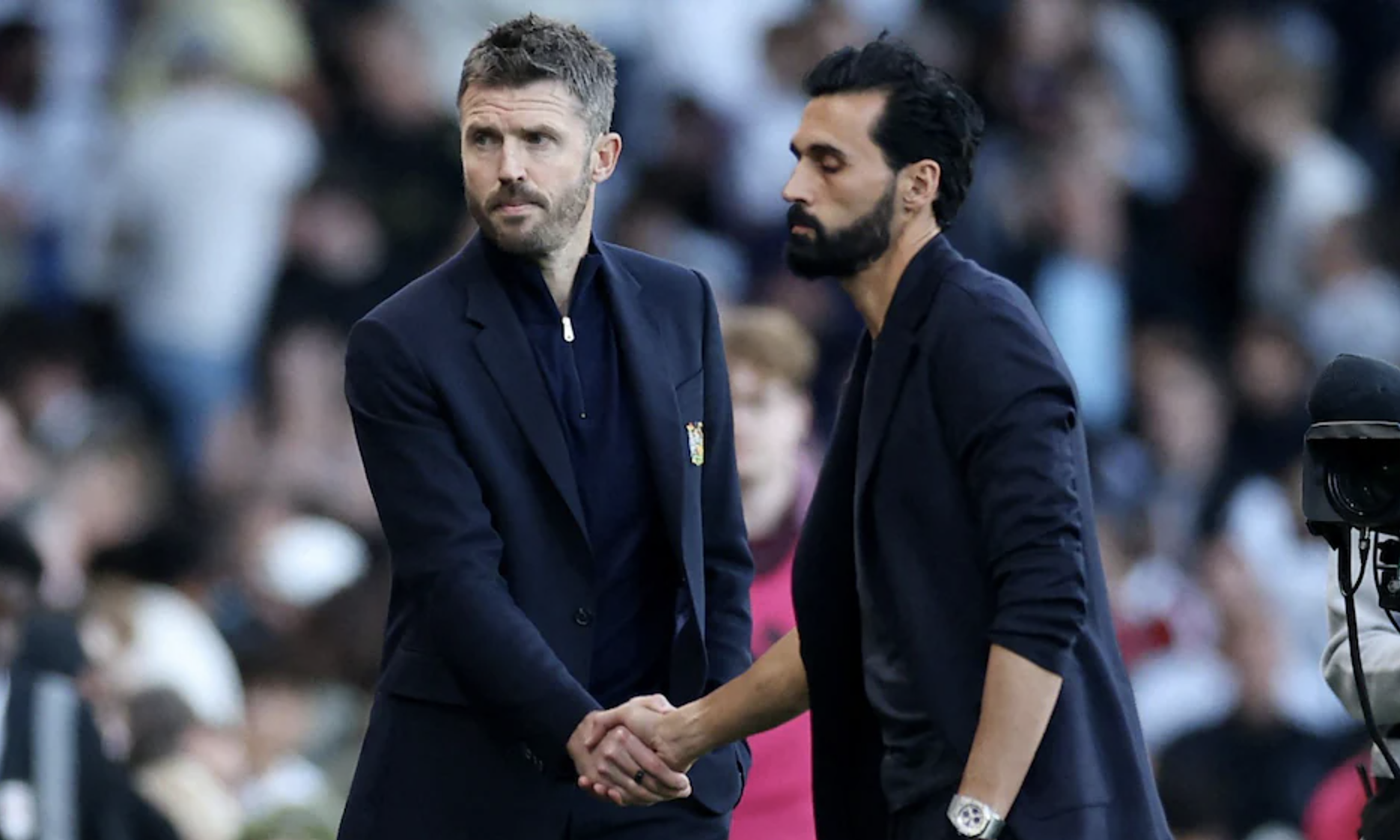 Fulham coach accuses referee of not wanting Man Utd to lose