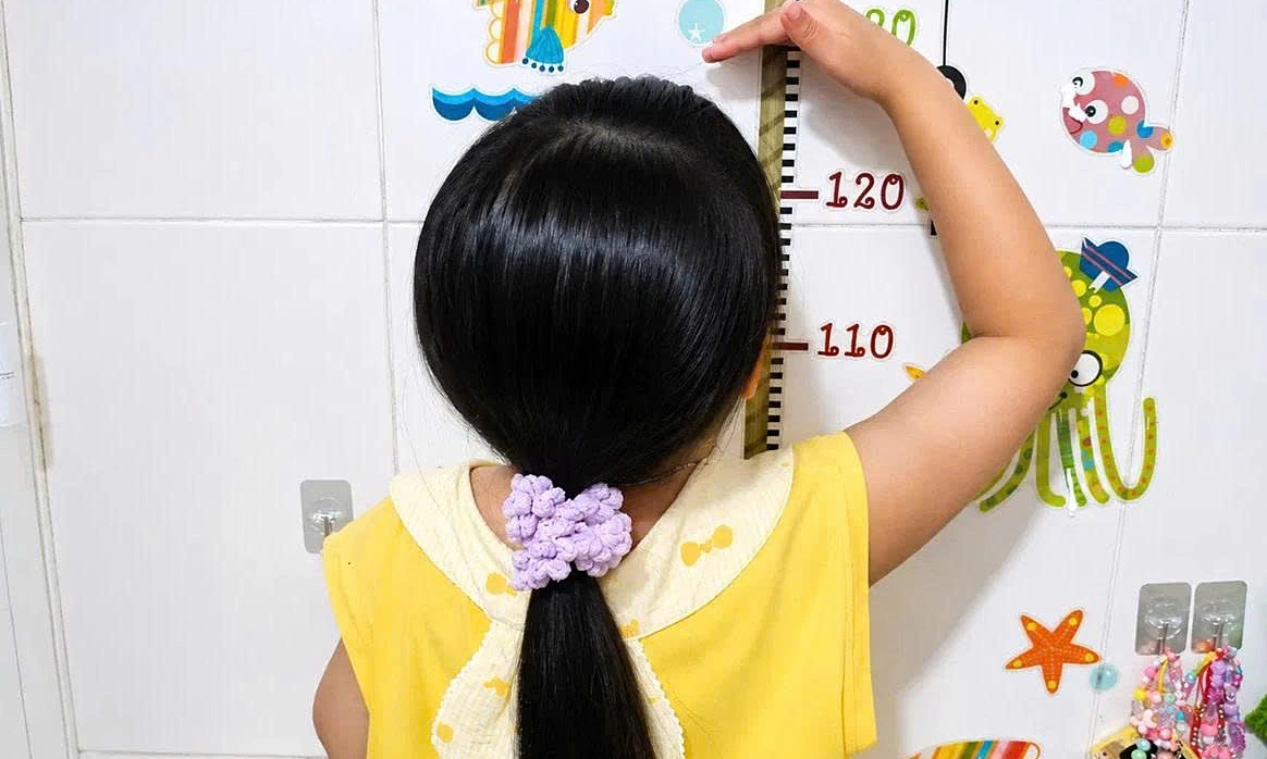 How children's height changes through each stage