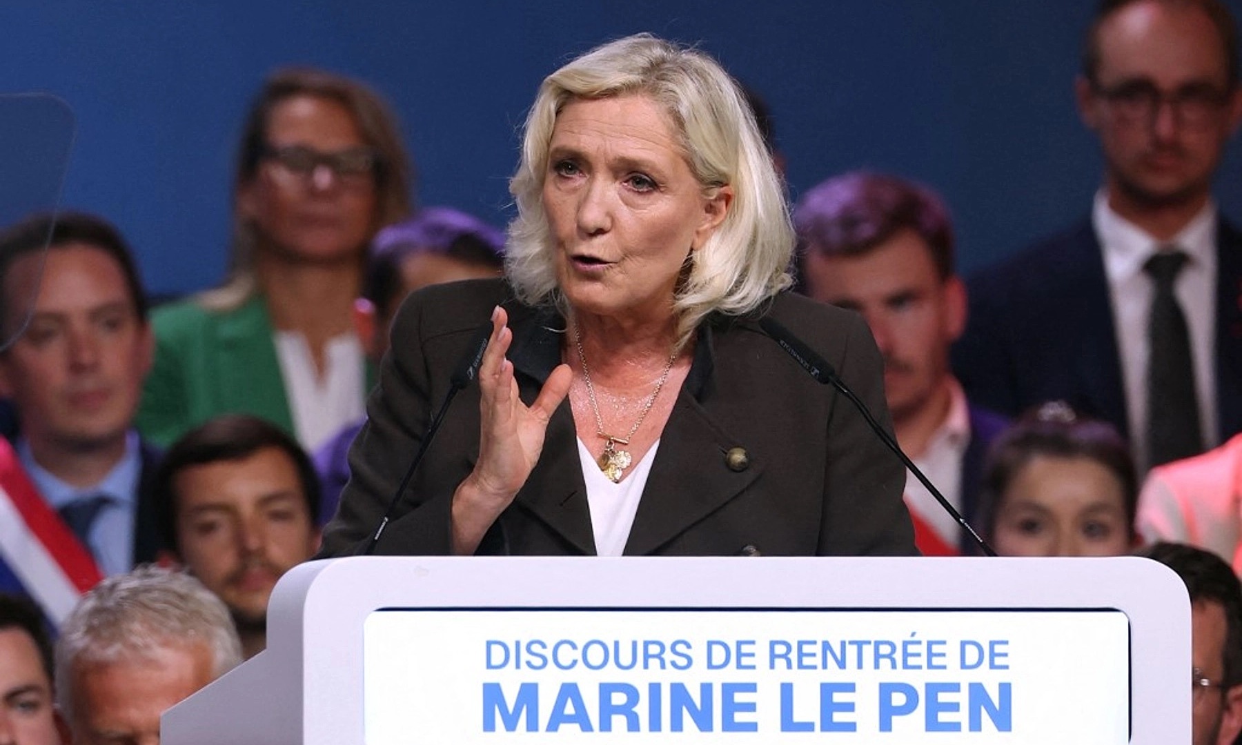 French far-right leaders criticize Russia's seizure of European assets