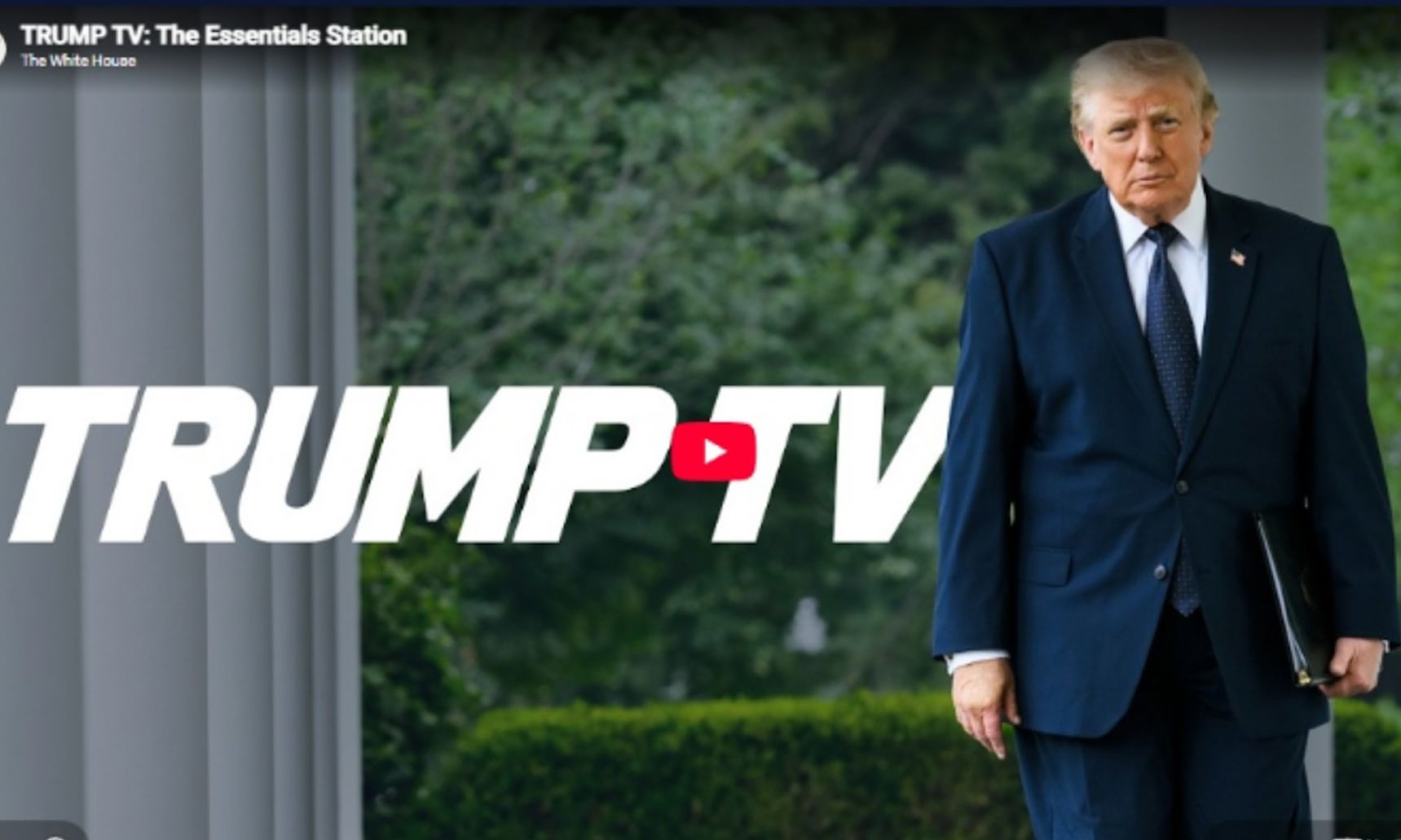 White House launches Trump TV channel broadcasting 24/7