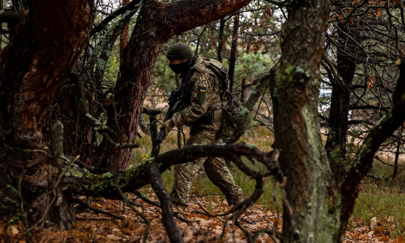 Inside the Viking-themed training base for Ukrainian soldiers