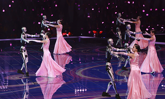 Dancers waltz with robots