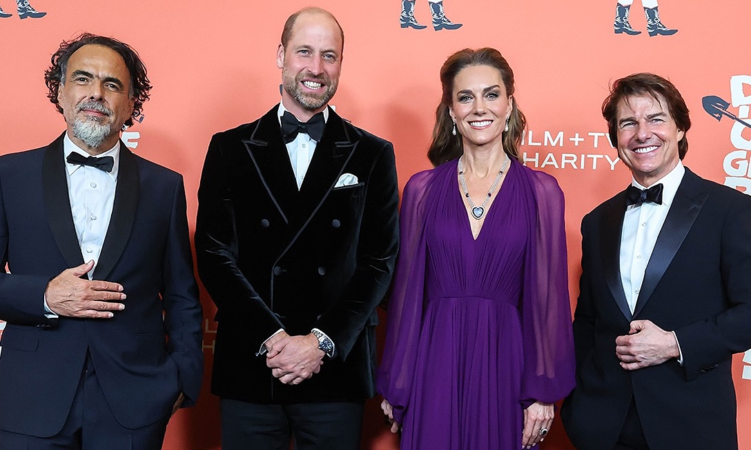Prince William and Kate Middleton congratulate Tom Cruise on new film premiere