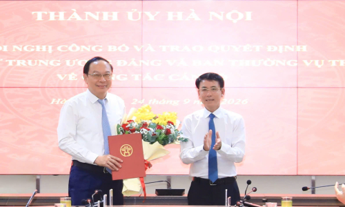 Deputy Minister of Agriculture and Environment appointed assistant to Hanoi Party Secretary