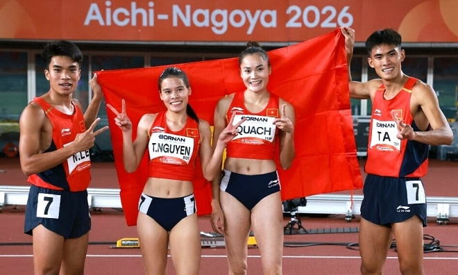 Vietnamese athletics breaks national record at ASIAD 2026