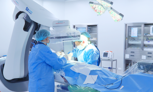 Pacemaker implanted in elderly man