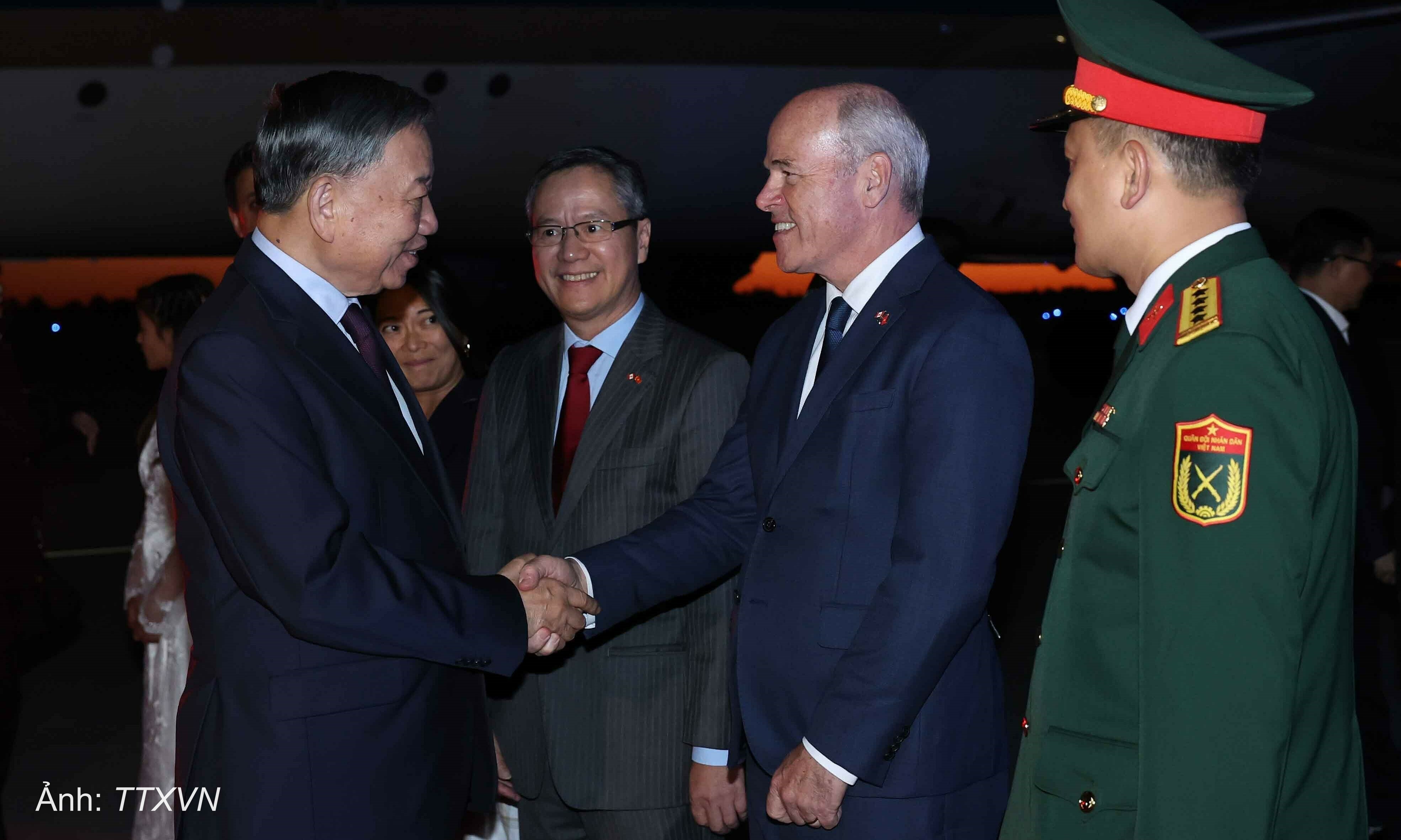 General Secretary, President To Lam begins state visit to Canada