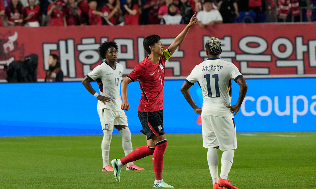Son Heung-min scores wonder free-kick for South Korea