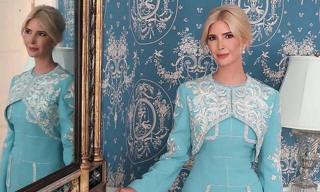 Ivanka Trump wears Chinese designer's dress to state dinner