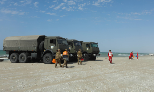 14 Kazakhstan soldiers die after being swept out to sea