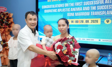 18-month-old brother donates stem cells for 4-year-old sister