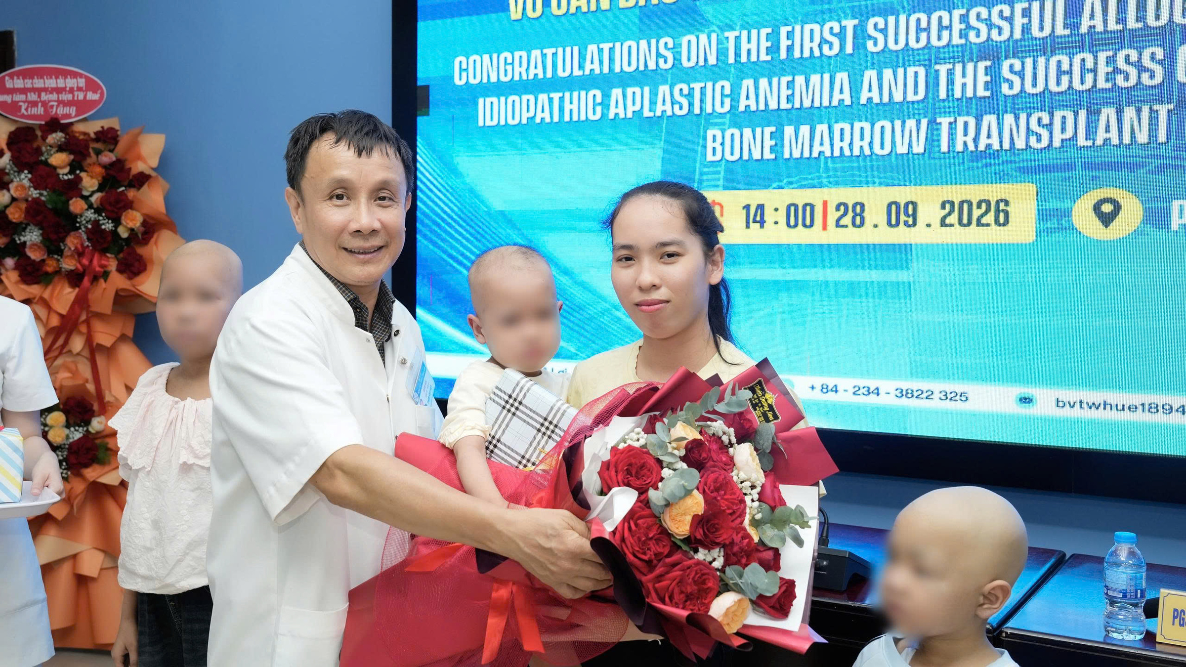 18-month-old brother donates stem cells for 4-year-old sister