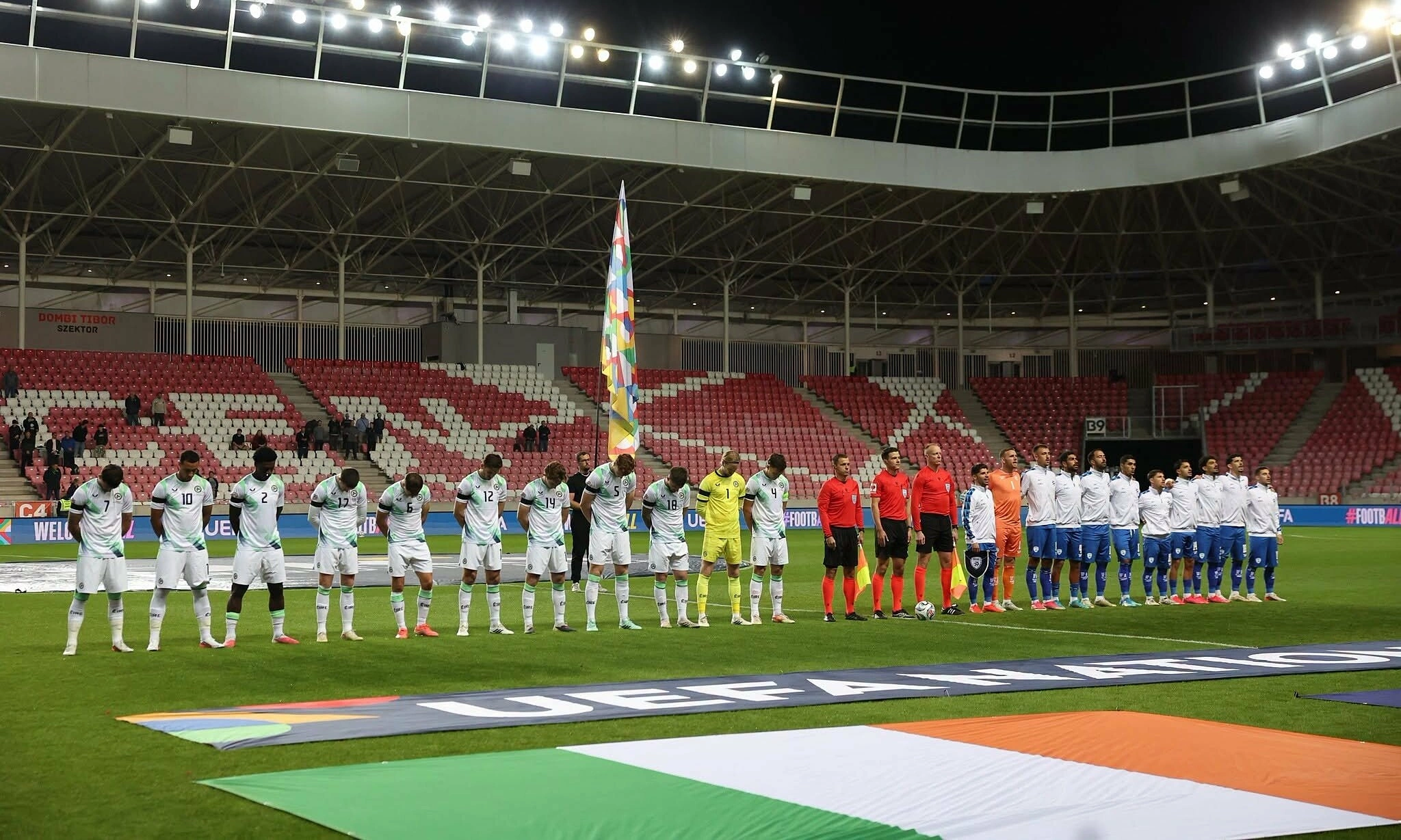 Ireland players bow, refuse to shake hands with Israel opponents