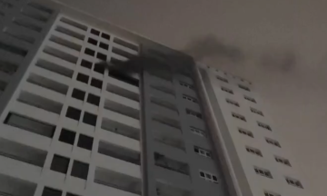 Fire in an 11th-floor apartment of a condominium in TP HCM