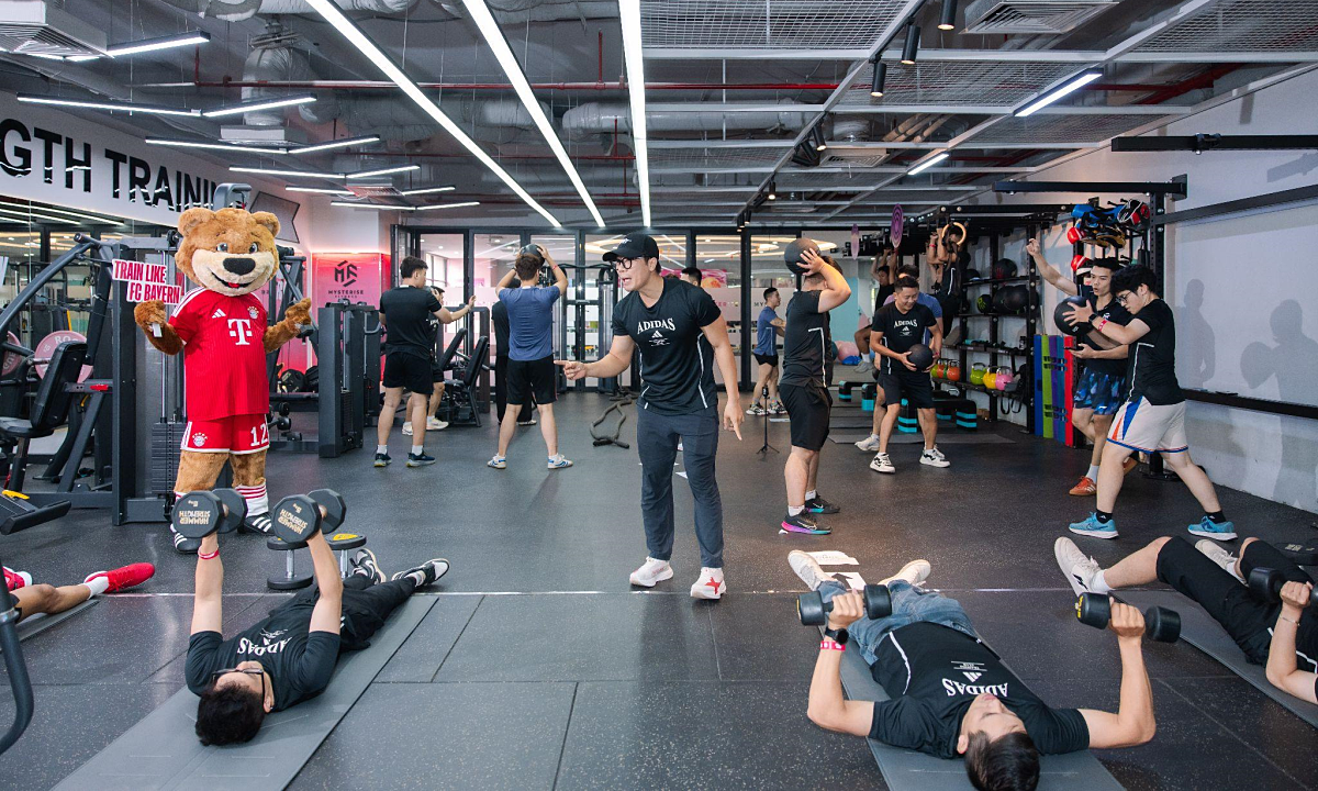 Doppelherz brings fitness training experience to the community