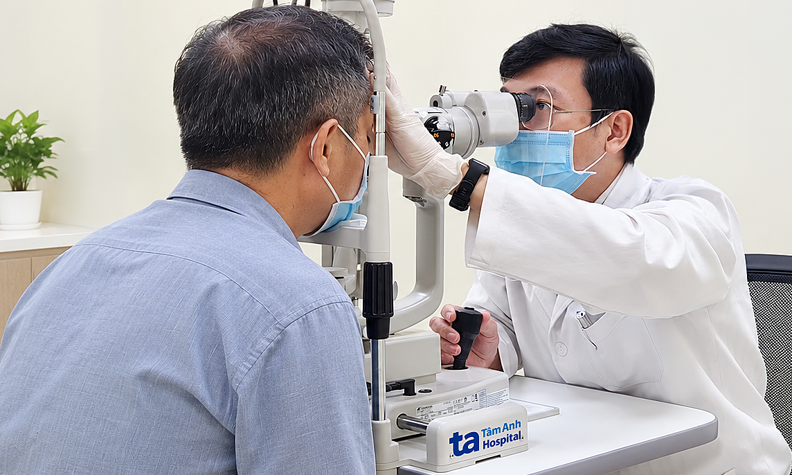 Double vision caused by 6th cranial nerve palsy