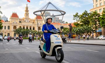 84-year-old woman's 'non la' electric motorcycle concept