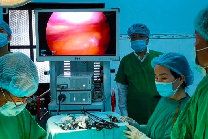 First laparoscopic surgeries performed on Phu Quy island